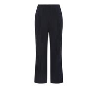 Pieces - Pantaloni sartoriali blu navy gessati in coordinato L