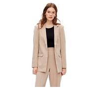 PIECES Pcbozzy Ls Loose Blazer Noos Bc Blazer, Marrone (Silver Mink), XXL Donna