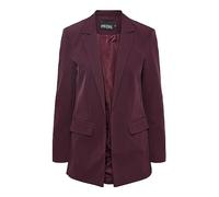 PIECES Pcbozzy Ls Loose Blazer Noos Bc Blazer, Rosso (Grape Wine), XL Donna