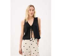 Pieces - Pcbree Sl Tie Knit Vest Noos Bc Nero - Abbigliamento XL Nero