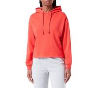PIECES Pcchilli LS Felpa con Cappuccio Noos BC Maglia di Tuta, Rosso (Poppy Red), S Donna