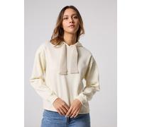 Pieces - Pcchilli Ls Glitter Hoodie Noos Bc Bianco - Abbigliamento XS Bianco