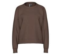 PIECES Pcchilli LS Sweat Noos BC Felpa Donna, Hot Fudge, L