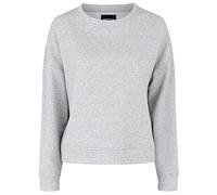 Pieces PCCHILLI LS Sweat Noos BC Maglia di Tuta, Light Grey Melange, M Donna
