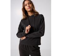 Pieces - Pcchilli Ls Washed Sweat Hoodie Noos Bc Nero - Abbigliamento XL Nero