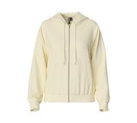 Pieces Pcchilli LS Zip Hoodie Noos BC Felpa con Cappuccio da Donna, Pepe Bianco, XL, Pepe Bianco, XL