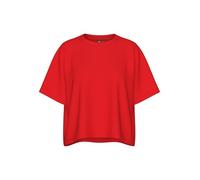 PIECES Pcchilli Summer 2/4 Loose Sweat Noos BC, Rosso Papavero, S
