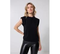 Pieces - Pcchilli Summer Sl Cut Out Top Jrs Bc Nero - Abbigliamento S Nero