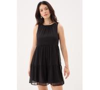Pieces - Pcclara Sl Dress Wvn Bc Nero - Abbigliamento XS Nero