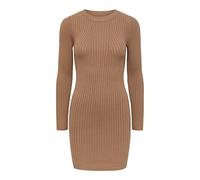 PIECES Pccrista LS Abito in Maglia O-Collo Noos BC Vestito, Fossile, M Donna