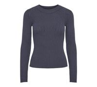 PIECES Pccrista LS O-Neck Knit Noos BC Maglione, Ombré Blu, XS Donna