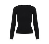 Pieces Pccrista LS O-Neck Knit Noos BC Pullover Maglione Donna, Nero, XXL