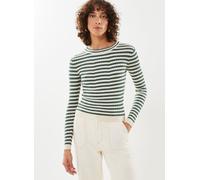 Pieces - PCCRISTA LS O-NECK KNIT NOOS BC Verde - Abbigliamento L Verde