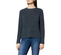 PIECES Pcellen Ls O-neck Knit Noos Bc, Maglione Donna, Ombre Blu, XS
