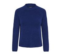 PIECES PCELLEN LS O-Neck Knit Noos BC, Maglione Lavorato a Maglia Donna, Bellwether Blue,