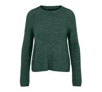 PIECES Pcellen LS O-Neck Knit Noos BC Maglione, Trekking Green, L Donna