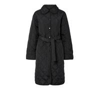 PIECES Pcemily Noos Bc - Giacca trapuntata lunga, Nero, XS