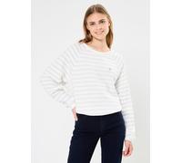 Pieces - Pcgreta Ls Emb Lurex Sweat Bc Fc Beige - Abbigliamento M Beige