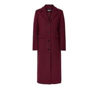 PIECES Pcjadine Long Coat, Tawny Port, L Donna