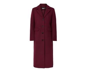 PIECES Pcjadine Long Coat, Tawny Port, L Donna