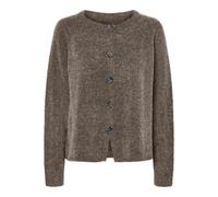 PIECES Pcjiko LS Knit Cardigan BC, Morel, S Donna