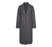 PIECES Pcjili Long Coat BC Cappotto Lungo, Grigio Scuro mélange, M Donna