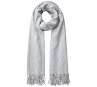 PIECES Pcjira Wool Scarf Noos, Sciarpa Donna, Chiaro Grigio Melange, Taglia unica
