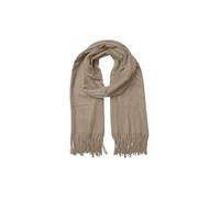 PIECES Pcjira Wool Scarf Noos, Sciarpa Donna, Visone Argenteo, Taglia unica