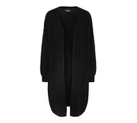 PIECES Pcjuliana LS Long Knit Cardigan Noos BC Cardigan, Nero, M