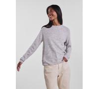 Pieces - Pcjuliana Ls O-Neck Knit Noos Bc Grigio - Abbigliamento M Grigio