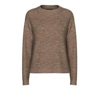 PIECES Pcjuliana LS O-Neck Knit Noos BC Maglione, fossile, XL Donna
