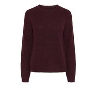PIECES Pcjuliana LS O-Neck Knit Noos BC Maglione Lavorato a Maglia, Tawny Port, M Donna