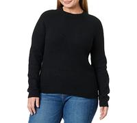 PIECES Pcjuliana LS O-Neck Knit Noos BC Maglione, Nero, M Donna