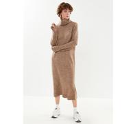 Pieces - PCJULIANA LS ROLLNECK KNIT DRESS NOOS BC Marrone - Abbigliamento S Marrone