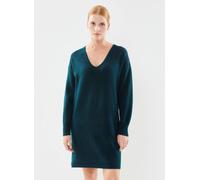 Pieces - PCJULIANA LS V-NECK KNIT DRESS NOOS BC Verde - Abbigliamento XS Verde