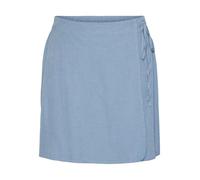 PIECES PCKAREN HW Skirt Gonna Estiva, Blue Bell, Small Donna