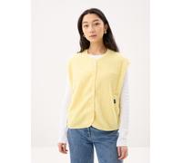 Pieces - Pckatty Teddy Vest Noos Bc Giallo - Abbigliamento L Giallo