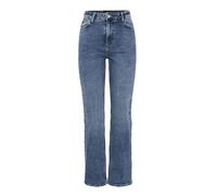 PIECES Pckelly HW Straight Jeans Mb402 Noos, Media Blu Denim, 25W x 32L Donna