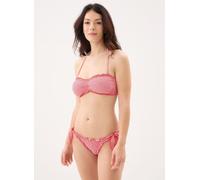 Pieces - Pckia Frill Edge Bikini Top Bc Rosso - Abbigliamento XL Rosso