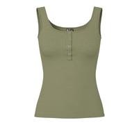 PIECES PCKITTE Tank Top Noos BC Canottiera da Donna, Verde Intenso di Licheni, XL