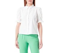 PIECES PCLALA 2/4 Sleeve Shirt Camicia da Donna, Cloud Dancer, M