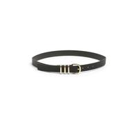 PIECES Pclea Jeans Belt Noos, Cintura Donna, Nero (Black Detail: Black W/gold), 80