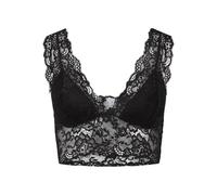 PIECES Pclina Lace Bra Top Noos, Corsetto Donna, Nero (Black), 48 (Taglia Produttore: X-Large)