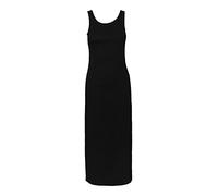 PIECES Pcluna SL Maxi Dress Sa BC Vestito, Nero, M Donna