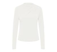 PIECES Pcmadison LS Draped Top Noos BC Maglietta a Maniche Lunghe, Ballerino di Nuvola, L Donna