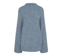 PIECES Pcmala LS-Maglia a Collo Alto Noos BC Maglione Lavorato, Denim Sbiadito, L Donna