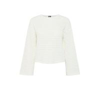 PIECES Pcmanilla LS O-Neck Top Mm Maglietta a Maniche Lunghe, Ballerino di Nuvola, S Donna