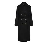 PIECES Pcmarbel Long Coat Noos Cappotto Lungo, Nero, L Donna