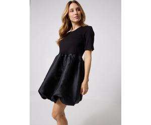 Pieces - Pcmathilde Balloon 2/4 Dress Wvn Nero - Abbigliamento S Nero