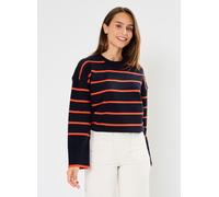 Pieces - Pcmathilde Ls O-Neck Knit Noos Bc Blu - Abbigliamento M Blu
